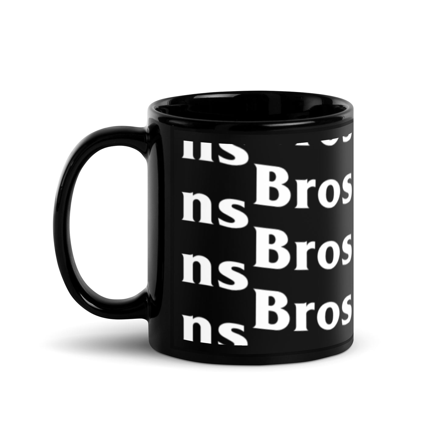 BROS & KIN Black Mug
