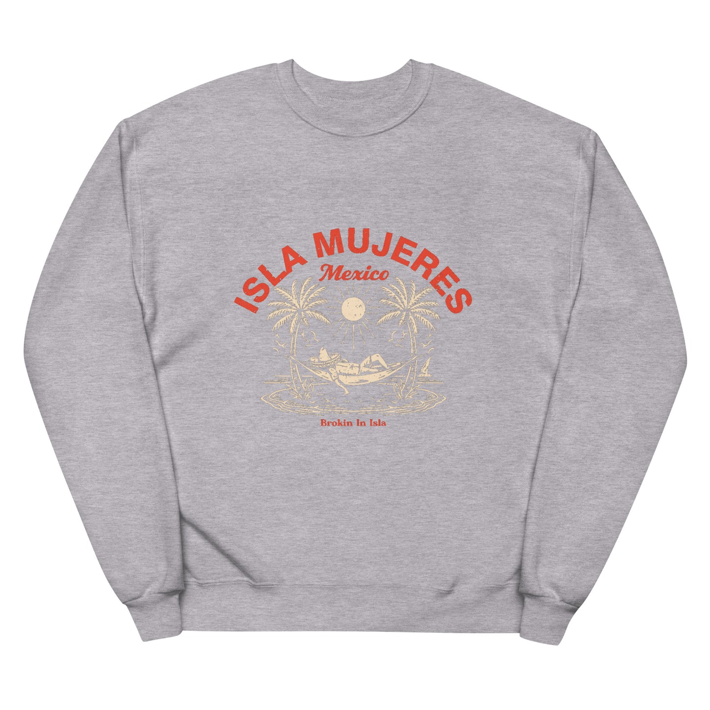 ISLA HOMBRE HAMMOCK fleece sweatshirt