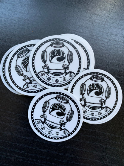 Brokin Sticker